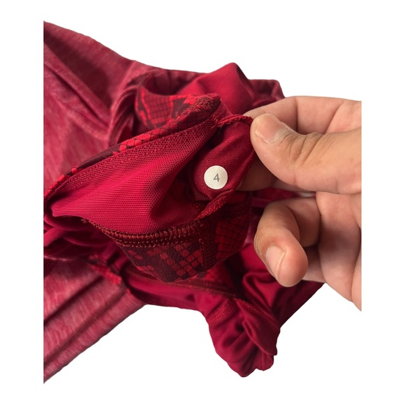 Lululemon Sunset salutation Tank Top Red Sz 4 - Picture 8 of 8